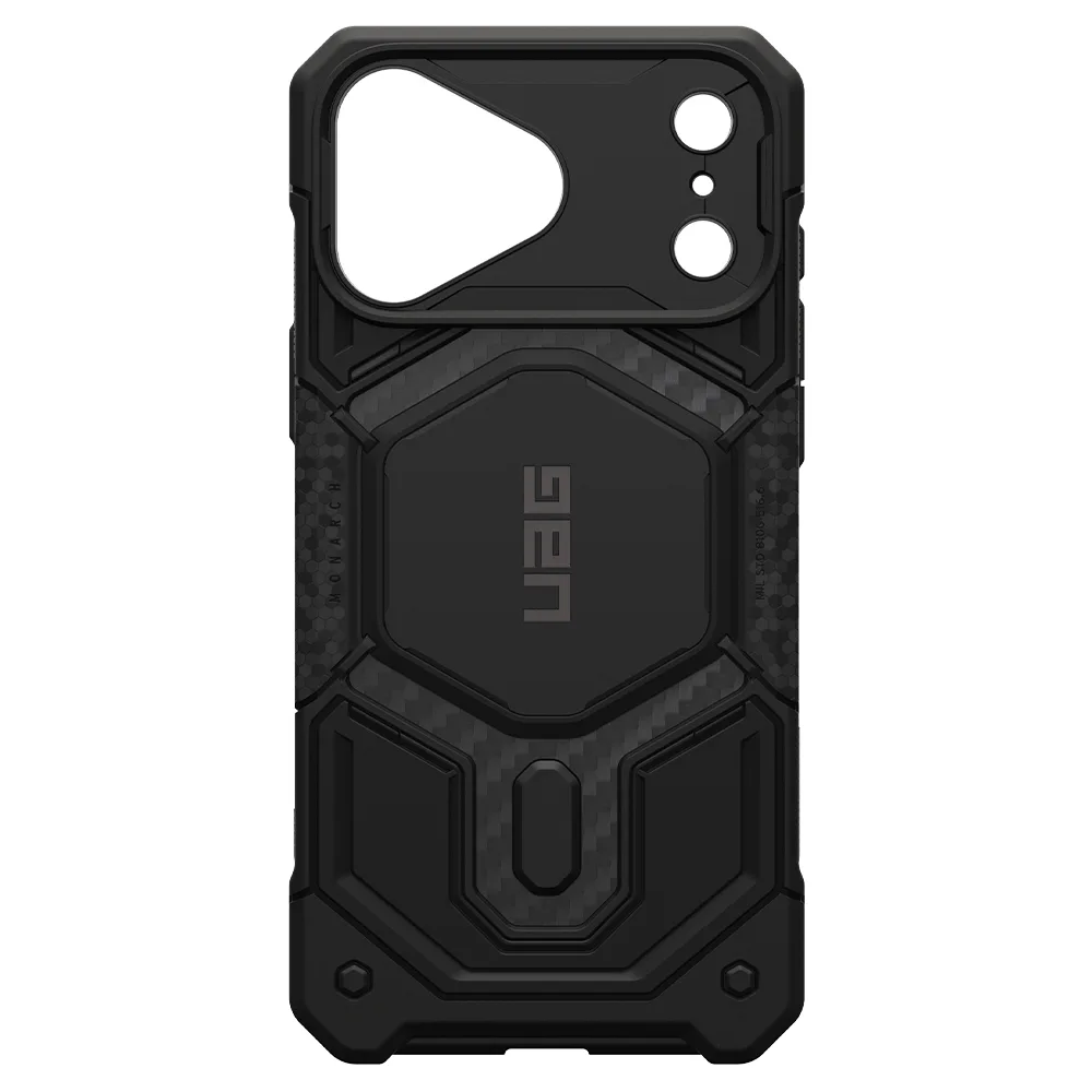 UAG รุ่น Monarch Pro - เคส iPhone 17 Pro / 18 Pro - สี Carbon Fiber 1 UAG รุ่น Monarch Pro - เคส iPhone 17 Pro / 18 Pro - สี Carbon Fiber