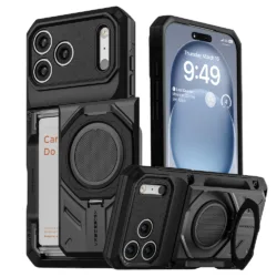VRS รุ่น Damda Glide Hybrid - เคส iPhone 18 Pro Max /17 Pro Max - สี Black
