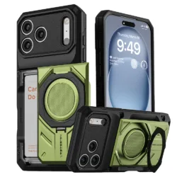VRS รุ่น Damda Glide Hybrid - เคส iPhone 18 Pro Max /17 Pro Max - สี Tactical Olive