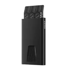 Vulkit รุ่น VC500- With MoneyClip - กระเป๋าใส่บัตร - สี Black