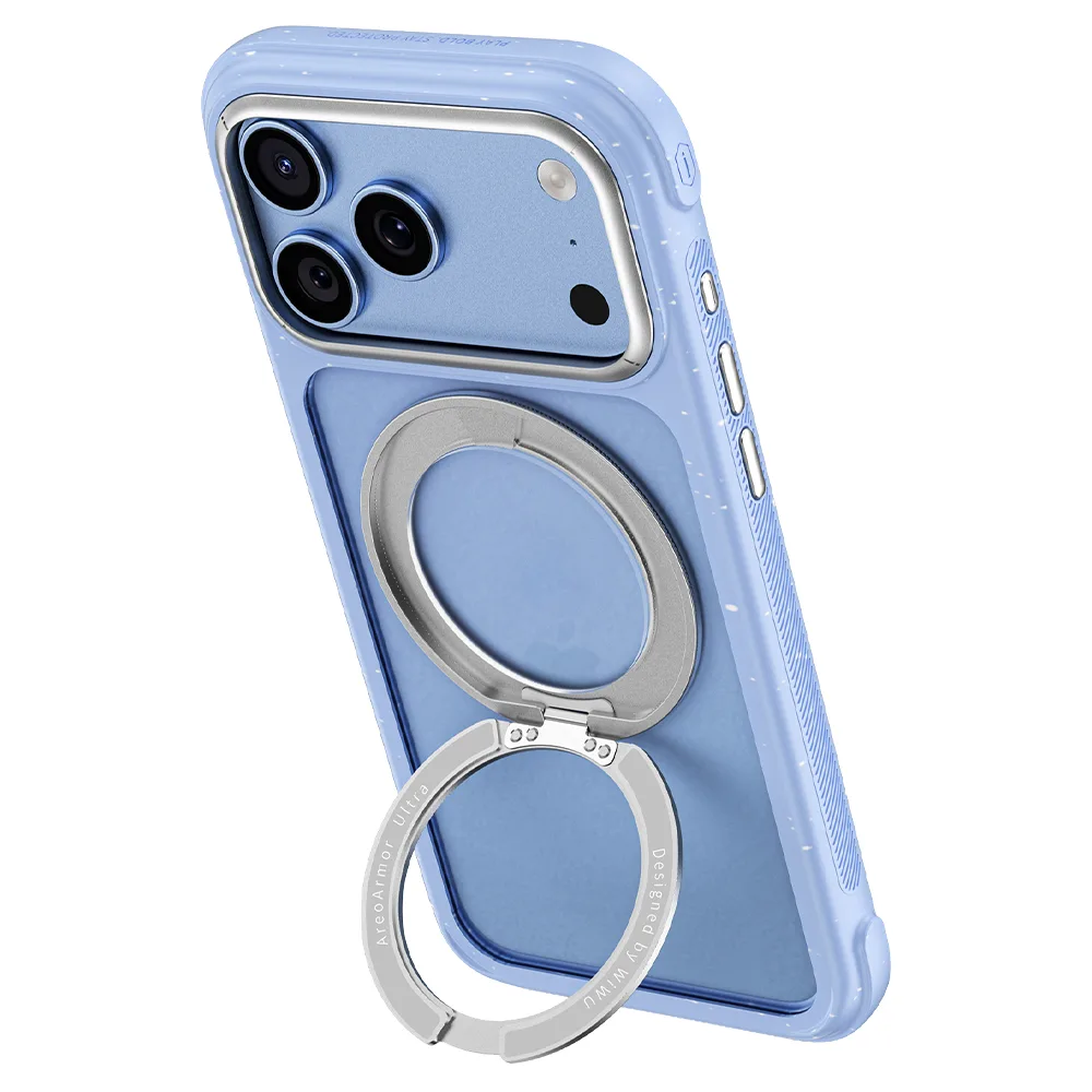 WiWU รุ่น AeroArmor Ultra Color Spot Anti-Dirty - เคส iPhone18 Pro Max / 17 Pro Max - สี Blue 4 WiWU รุ่น AeroArmor Ultra Color Spot Anti-Dirty - เคส iPhone18 Pro Max / 17 Pro Max - สี Blue - Image 4