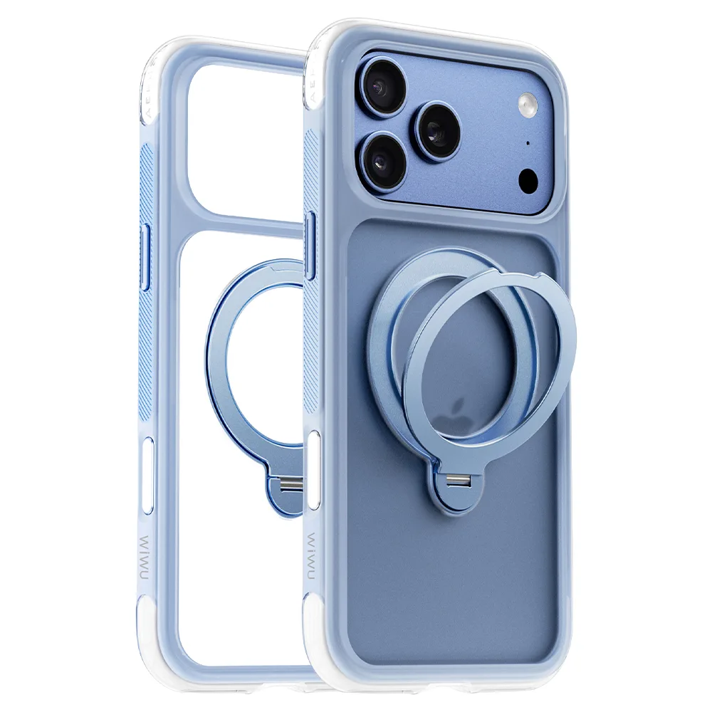 WiWU รุ่น AeroShield Ultra Airbag Anti-Proof - เคส iPhone 18 Pro / 17 Pro - สี Light Blue 7 WiWU รุ่น AeroShield Ultra Airbag Anti-Proof - เคส iPhone 18 Pro / 17 Pro - สี Light Blue - Image 7