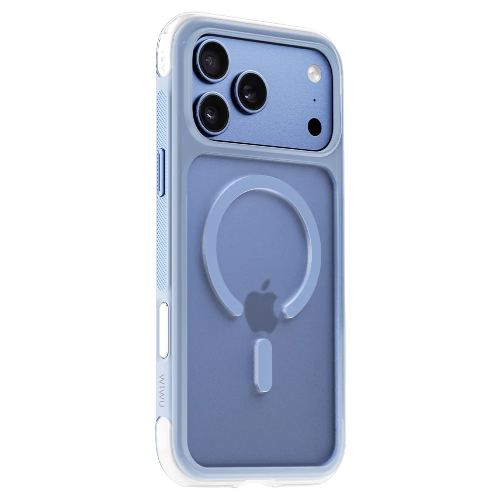 WiWU รุ่น AeroShield Pro Airbag Anti-Proof - เคส iPhone 18 Pro Max / 17 Pro Max - สี Light Blue 1 WiWU รุ่น AeroShield Pro Airbag Anti-Proof - เคส iPhone 18 Pro Max / 17 Pro Max - สี Light Blue