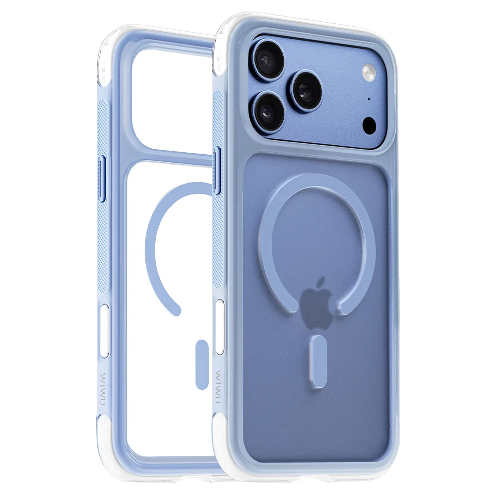 WiWU รุ่น AeroShield Pro Airbag Anti-Proof - เคส iPhone 18 Pro Max / 17 Pro Max - สี Light Blue 5 WiWU รุ่น AeroShield Pro Airbag Anti-Proof - เคส iPhone 18 Pro Max / 17 Pro Max - สี Light Blue - Image 5