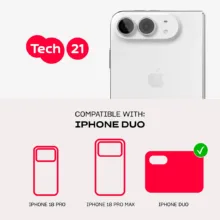Tech21 รุ่น EvoClear (MagSafe) - เคส iPhone 18 Duo - สี Clear - Image 12
