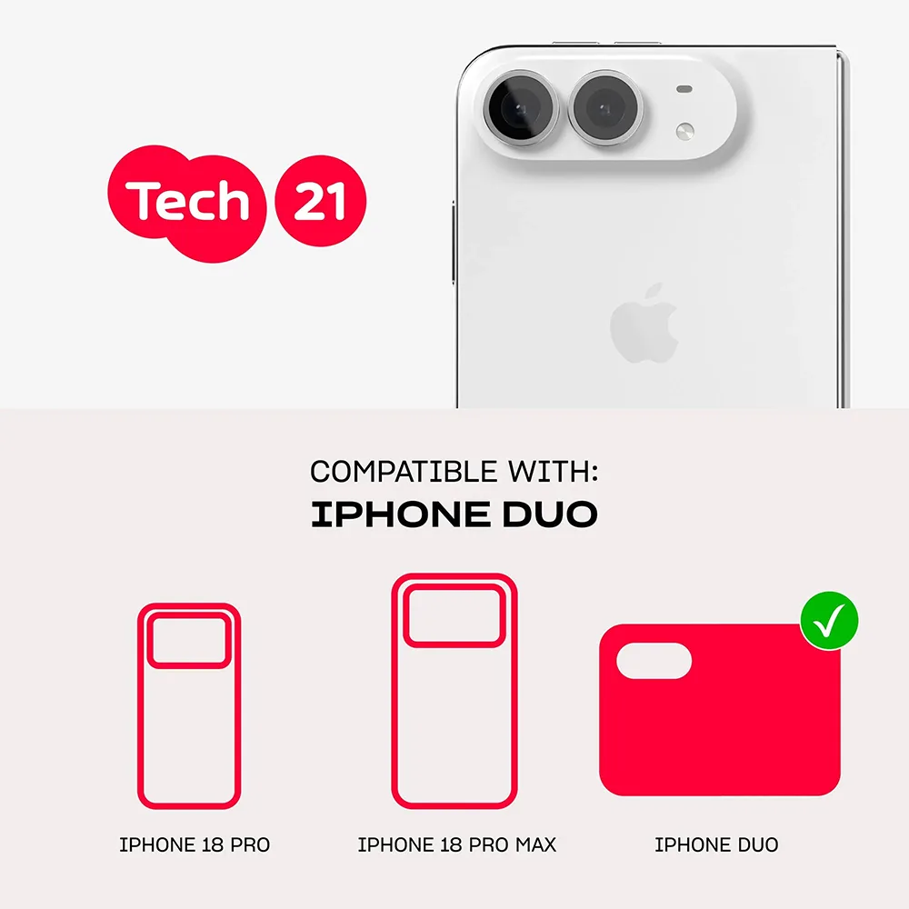 Tech21 รุ่น EvoClear (MagSafe) - เคส iPhone 18 Duo - สี Clear - Image 12