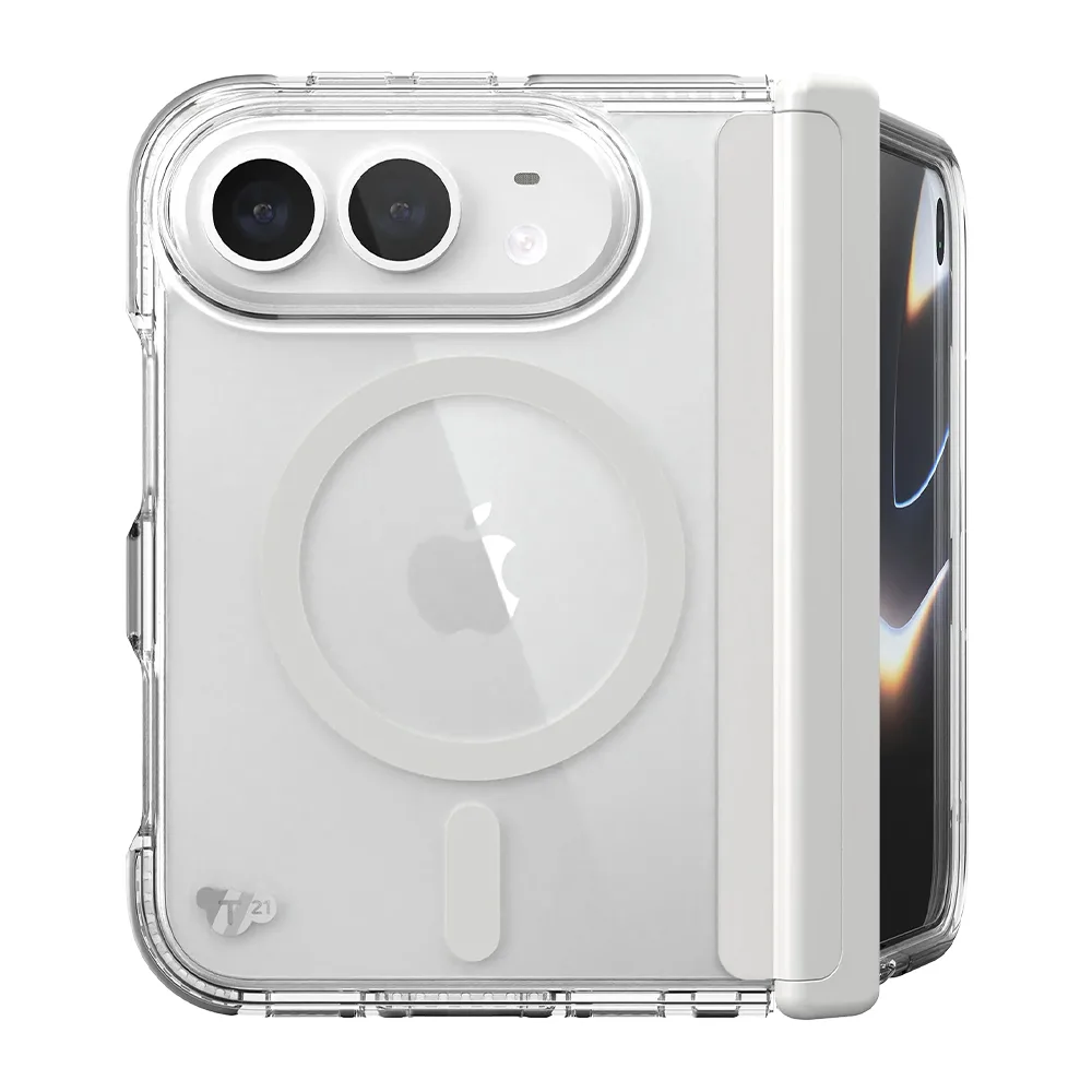 Tech21 รุ่น EvoClear (MagSafe) - เคส iPhone 18 Duo - สี Clear