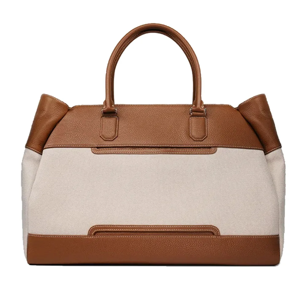 GRAMS(28) รุ่น 184 Weekend Tote Canvas (La Siesta Collection) - กระเป๋าโท้ท - สี Lion 2 GRAMS(28) รุ่น 184 Weekend Tote Canvas (La Siesta Collection) - กระเป๋าโท้ท - สี Lion - Image 2