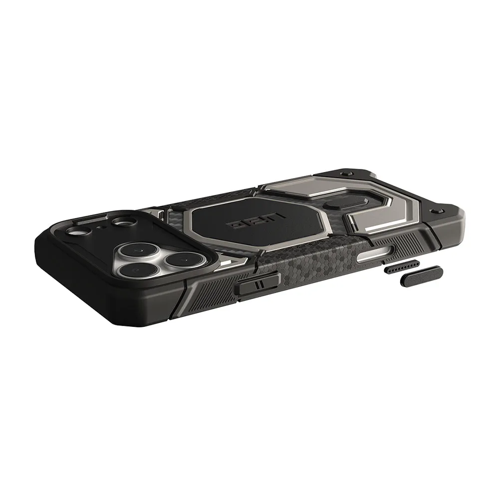 UAG รุ่น Monarch Pro (Cap) - เคส iPhone 17 Pro Max / 18 Pro Max - สี Titanium - Image 13