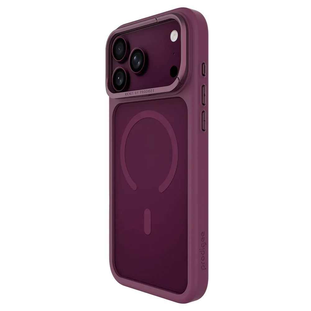 Prodigee รุ่น KickIt - เคส iPhone 18 Pro / 17 Pro - สี Burgundy 2 Prodigee รุ่น KickIt - เคส iPhone 18 Pro / 17 Pro - สี Burgundy - Image 2