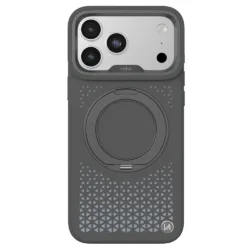 kajsa รุ่น GeoRing Collection (Mosaic) - เคส iPhone 18 Pro / 17 Pro - สี Charcoal Grey