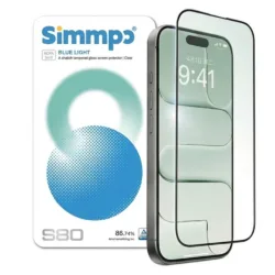 Simmpo รุ่น S80 Ultra Clear (BLR80) - ฟิล์มกระจก iPhone 18 Pro Max / 17 Pro Max / 16 Pro Max