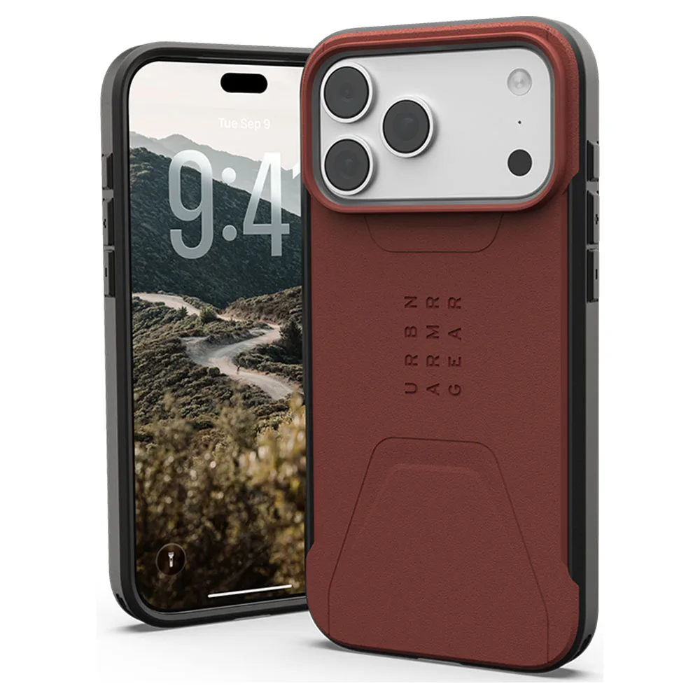 UAG รุ่น Civilian (Magsafe) - เคส iPhone 17 Pro / 18 Pro - สี Burgundy - Image 4