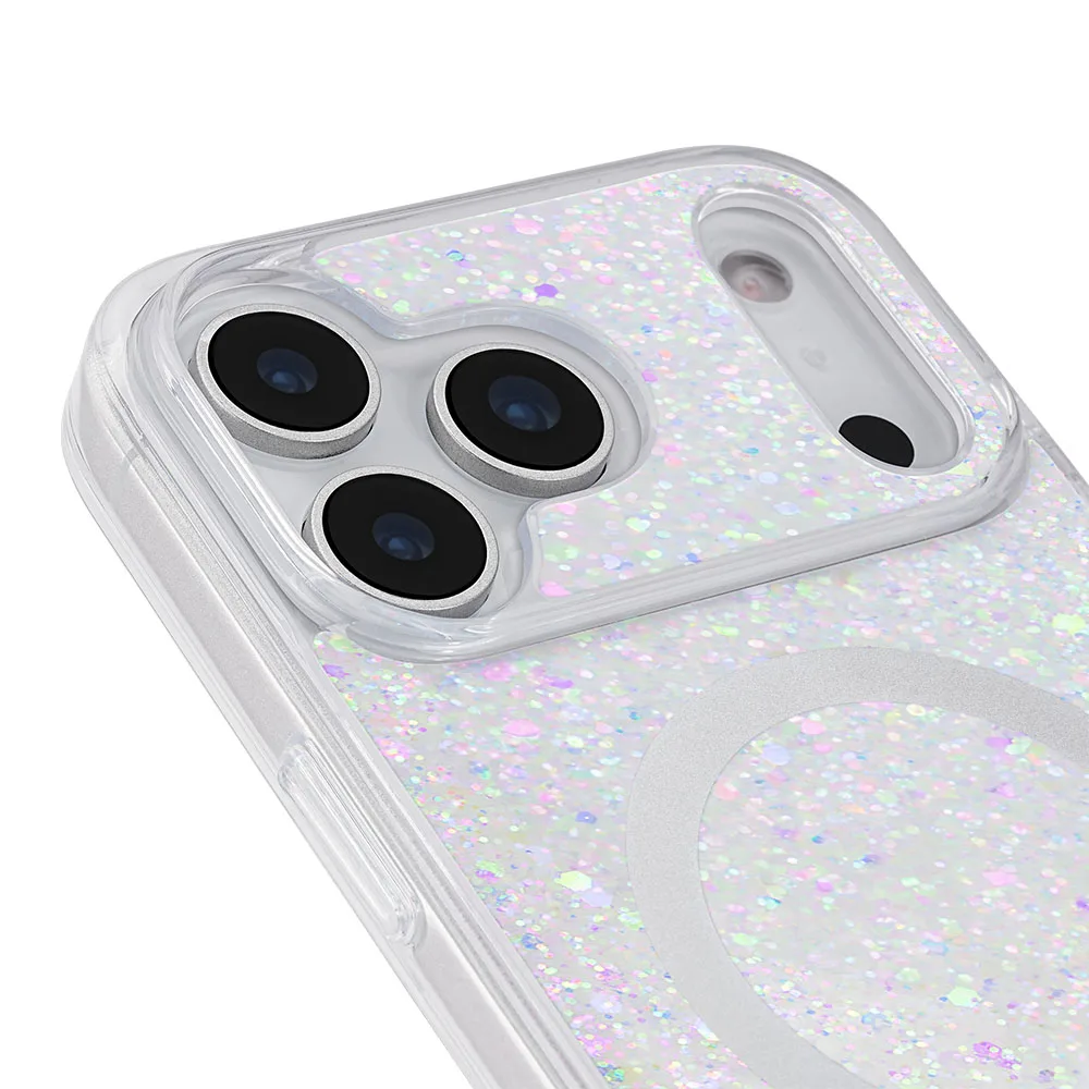 Kate Spade รุ่น Prints (MagSafe) - เคส iPhone 18 Pro - สี Chunky Glitter Iridescent 8 Kate Spade รุ่น Prints (MagSafe) - เคส iPhone 18 Pro - สี Chunky Glitter Iridescent - Image 8