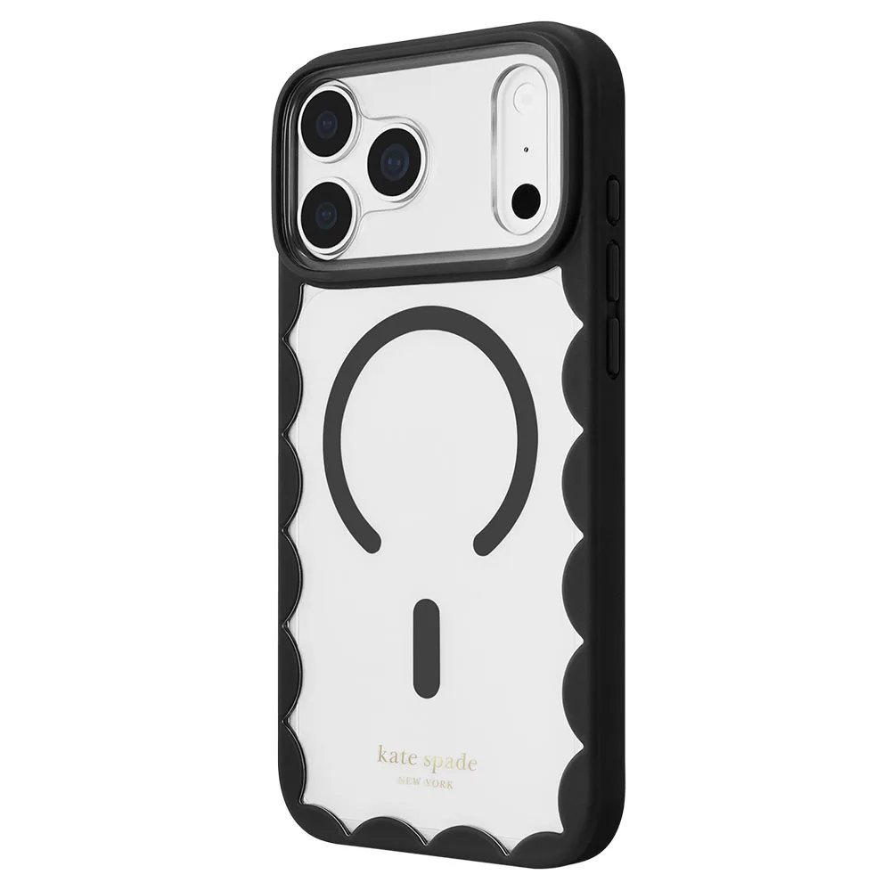 Kate Spade รุ่น Scallop (MagSafe) - เคส iPhone 18 Pro / 17 Pro - สี Black 3 Kate Spade รุ่น Scallop (MagSafe) - เคส iPhone 18 Pro / 17 Pro - สี Black - Image 3