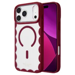 Kate Spade รุ่น Scallop (MagSafe) - เคส iPhone 18 Pro / 17 Pro - สี Rhubarb Jam 14 Kate Spade รุ่น Scallop (MagSafe) - เคส iPhone 18 Pro / 17 Pro - สี Rhubarb Jam