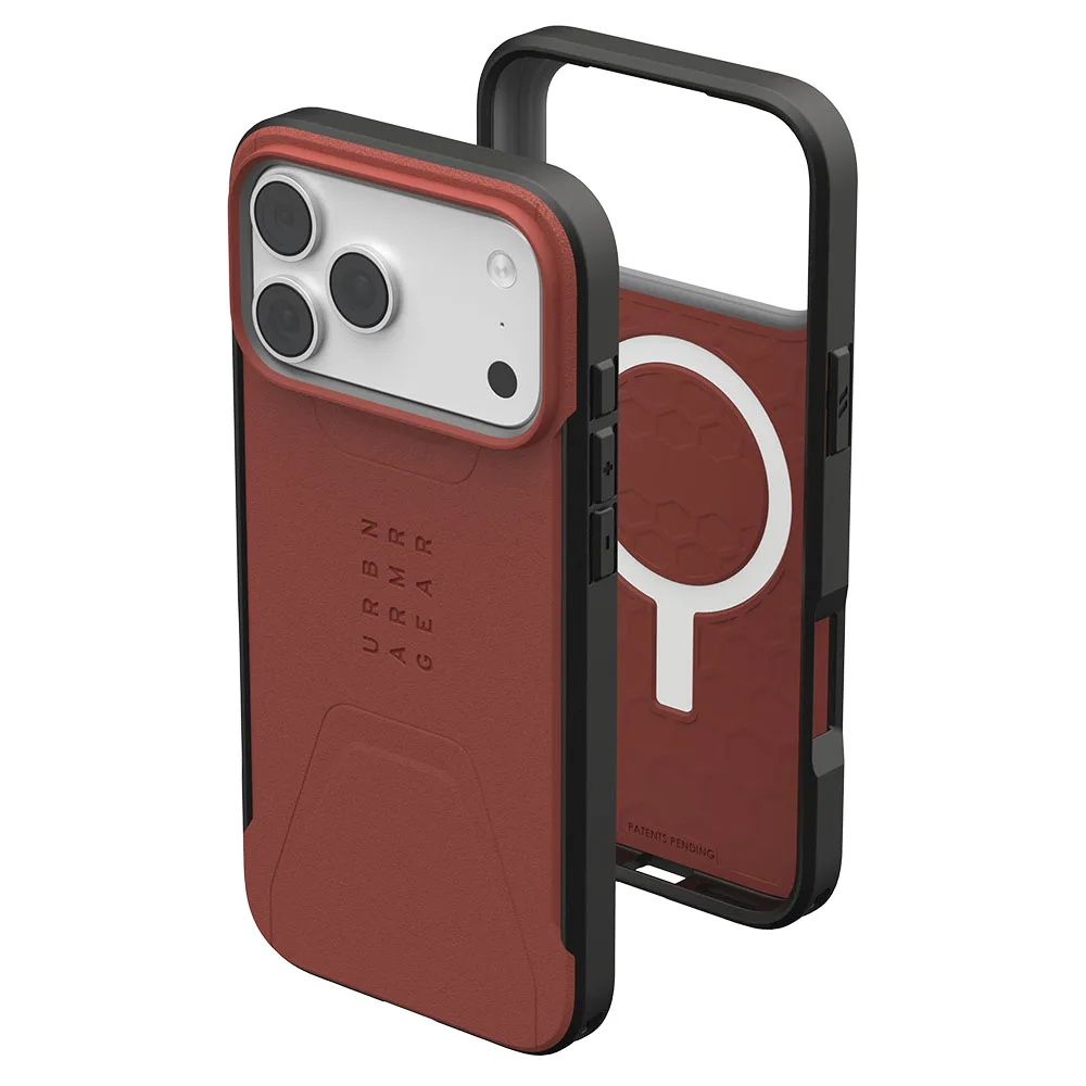 UAG รุ่น Civilian (Magsafe) - เคส iPhone 17 Pro / 18 Pro - สี Burgundy - Image 5