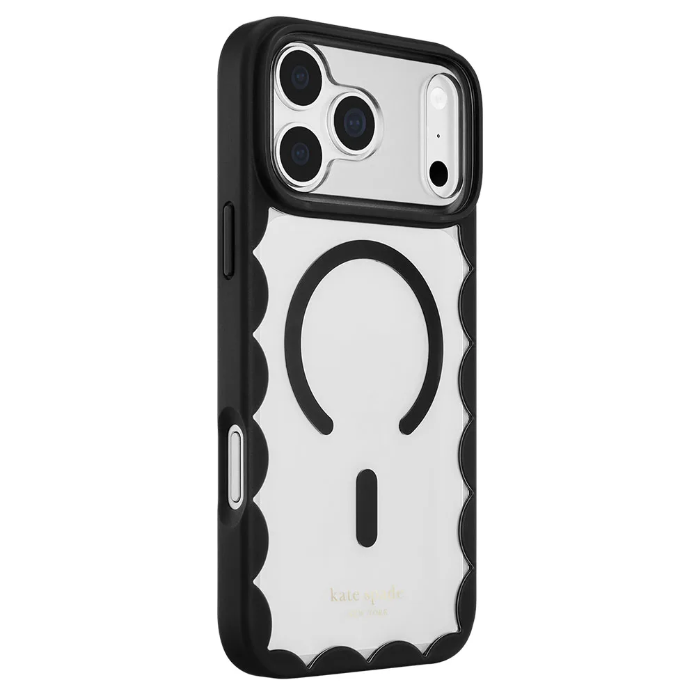 Kate Spade รุ่น Scallop (MagSafe) - เคส iPhone 18 Pro / 17 Pro - สี Black 2 Kate Spade รุ่น Scallop (MagSafe) - เคส iPhone 18 Pro / 17 Pro - สี Black - Image 2