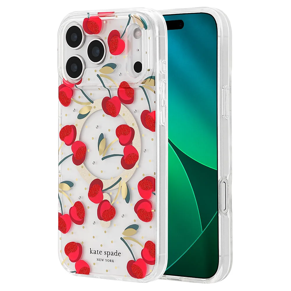 Kate Spade รุ่น Prints (MagSafe) - เคส iPhone 18 Pro Max - สี Cherry Dot - Image 7