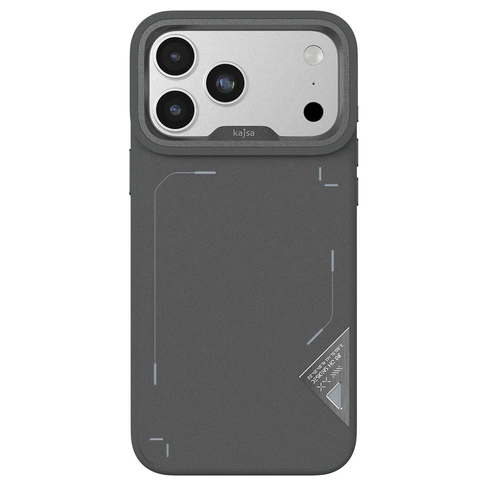 kajsa รุ่น Matrix Collection - เคส iPhone 18 Pro / 17 Pro - สี Charcoal Grey 1 kajsa รุ่น Matrix Collection - เคส iPhone 18 Pro / 17 Pro - สี Charcoal Grey