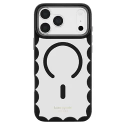 Kate Spade รุ่น Scallop (MagSafe) - เคส iPhone 18 Pro Max / 17 Pro Max - สี Black
