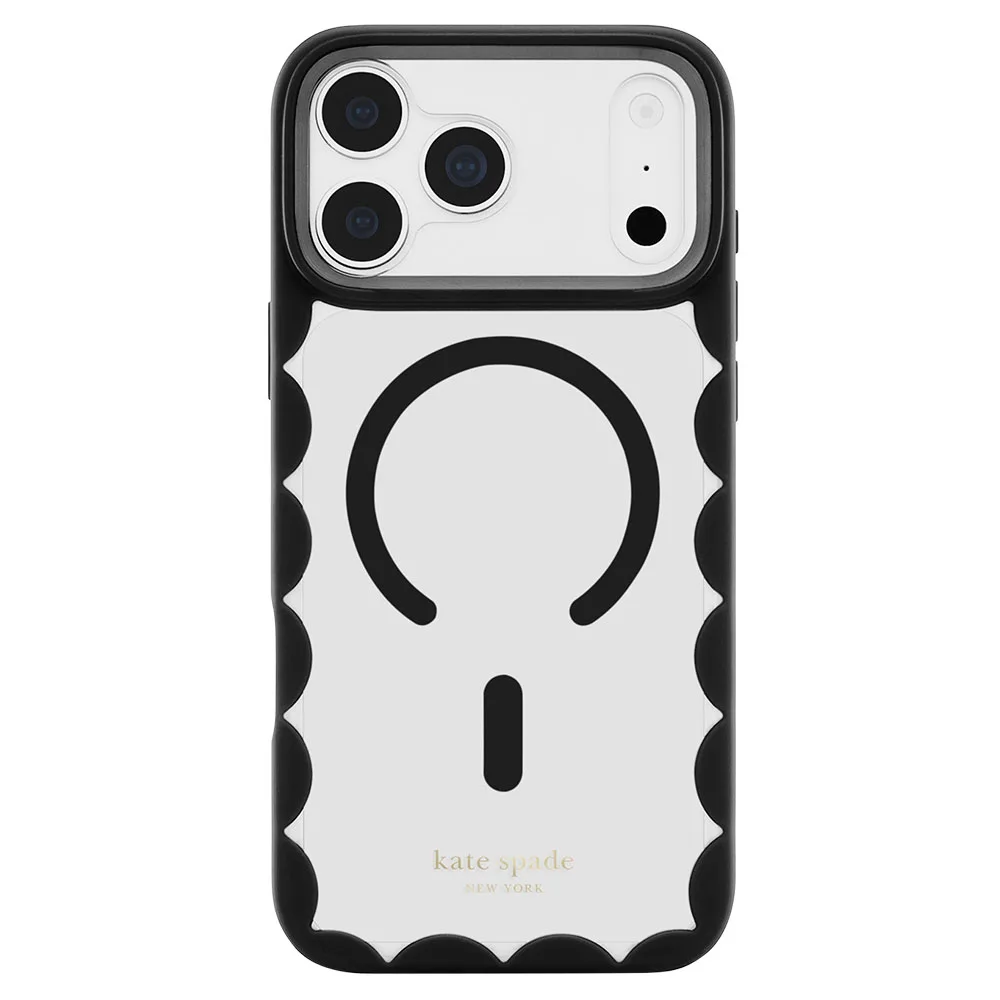 Kate Spade รุ่น Scallop (MagSafe) - เคส iPhone 18 Pro / 17 Pro - สี Black 1 Kate Spade รุ่น Scallop (MagSafe) - เคส iPhone 18 Pro / 17 Pro - สี Black