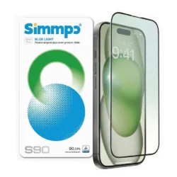 Simmpo รุ่น S90 Clear Matte (BLR90) - ฟิล์มกระจก iPhone 18 Pro Max / 17 Pro Max / 16 Pro Max