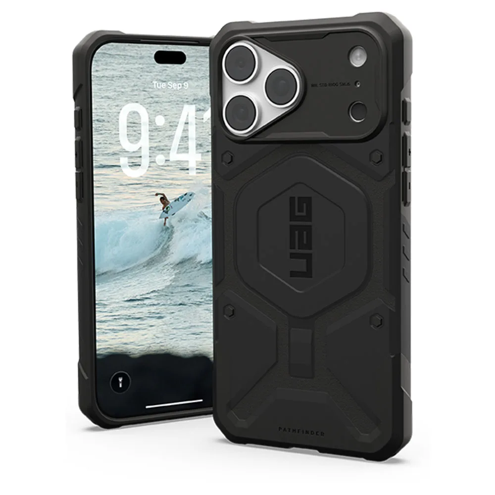 UAG รุ่น Pathfinder (Magsafe) - เคส iPhone 17 Pro Max / 18 Pro Max - สี Black - Image 11