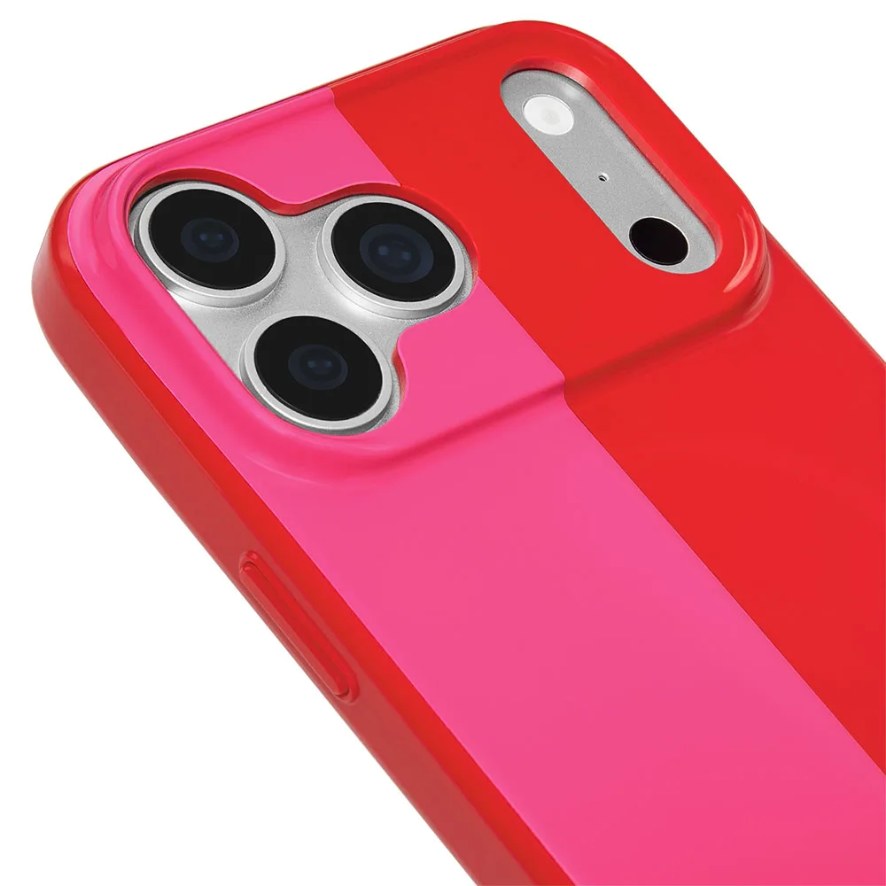 Kate Spade รุ่น Prints (MagSafe) - เคส iPhone 18 Pro / 17 Pro - สี Racing Stripe Pop Pink 4 Kate Spade รุ่น Prints (MagSafe) - เคส iPhone 18 Pro / 17 Pro - สี Racing Stripe Pop Pink - Image 4