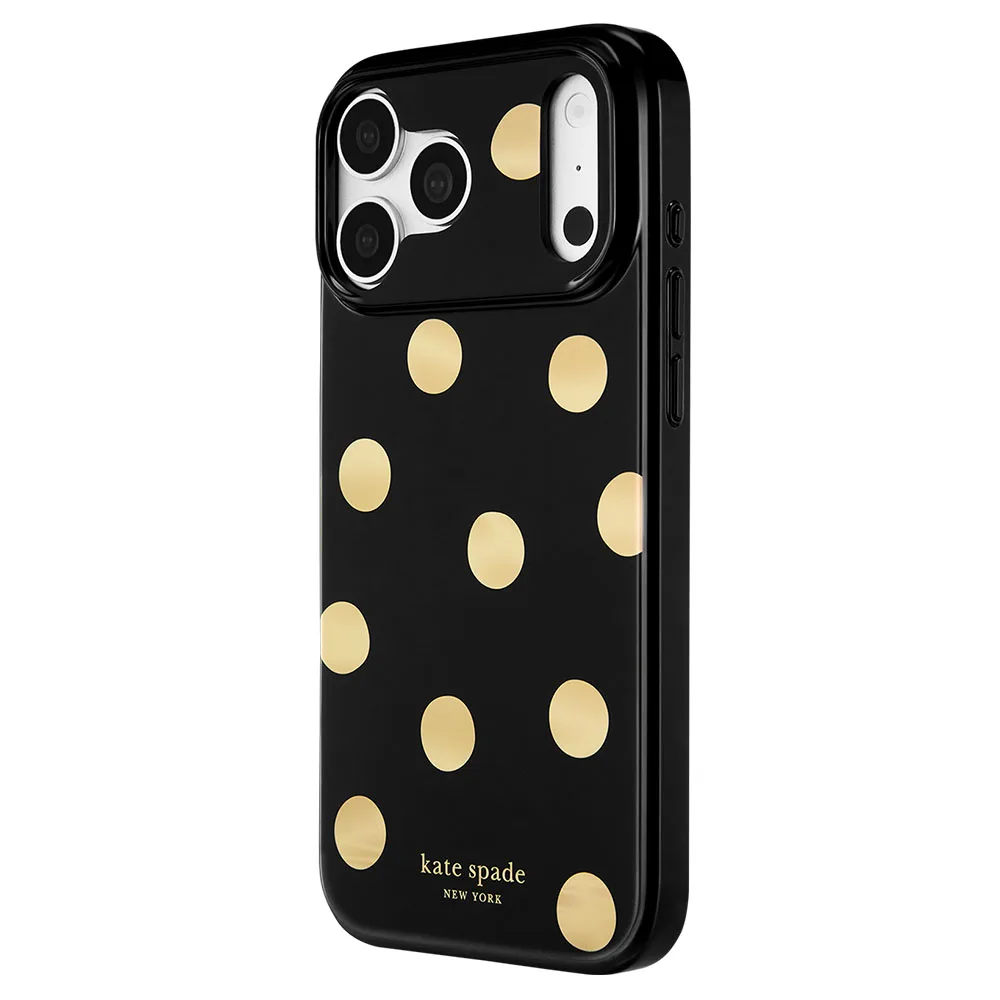 Kate Spade รุ่น Prints (MagSafe) - เคส iPhone 18 Pro / 17 Pro - สี Metallic Classic Dot - Image 3