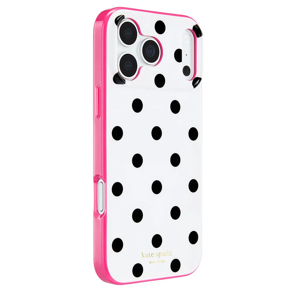 Kate Spade รุ่น Prints (MagSafe) - เคส iPhone 18 Pro - สี Picture Dot Pop Pink 2 Kate Spade รุ่น Prints (MagSafe) - เคส iPhone 18 Pro - สี Picture Dot Pop Pink - Image 2