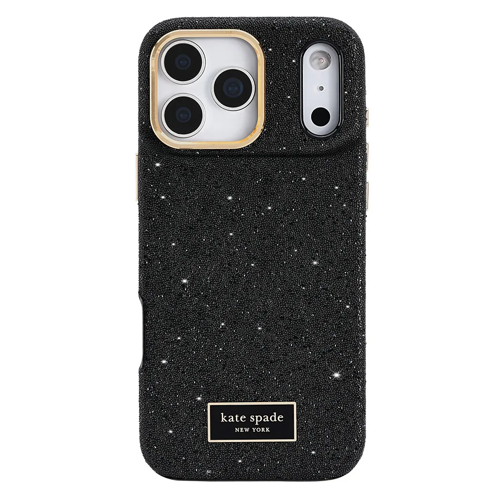 Kate Spade รุ่น Crystal Pave (MagSafe) - เคส iPhone 18 Pro / 17 Pro - สี Nightfall