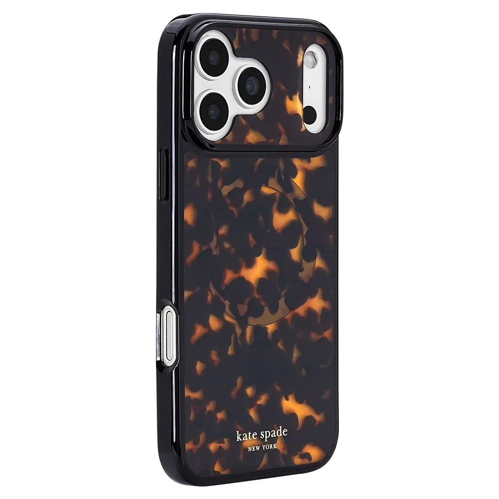 Kate Spade รุ่น Prints (MagSafe) - เคส iPhone 18 Pro Max / 17 Pro Max - สี Tortoise 2 Kate Spade รุ่น Prints (MagSafe) - เคส iPhone 18 Pro Max / 17 Pro Max - สี Tortoise - Image 2
