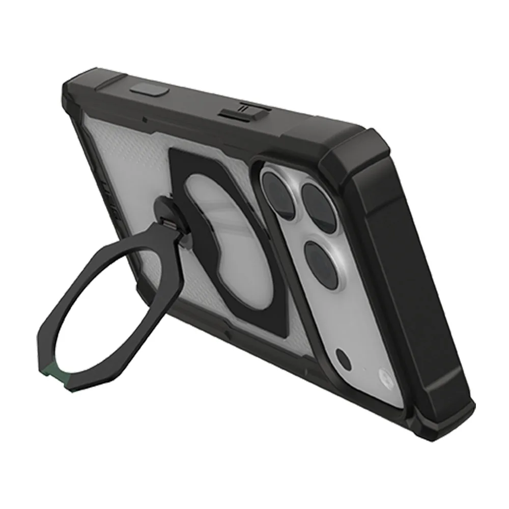 UAG รุ่น Plasma XTE 360 (Cap) - เคส iPhone 17 Pro Max / 18 Pro Max - สี Black/Clear - Image 12