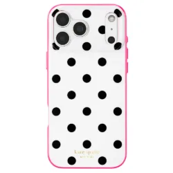 Kate Spade รุ่น Prints (MagSafe) - เคส iPhone 18 Pro Max / 17 Pro Max - สี Picture Dot Pop Pink