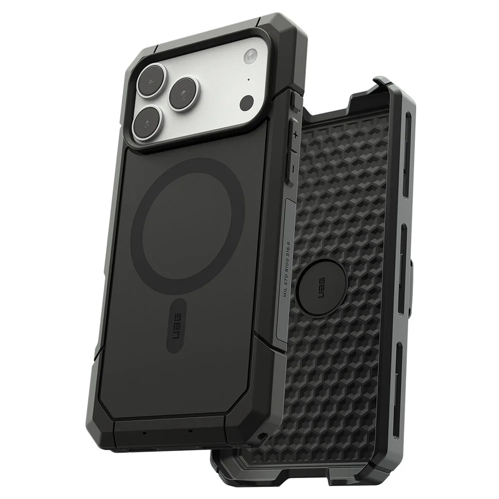 UAG รุ่น Trooper Holster (MagSafe) - เคส iPhone 17 Pro Max / 18 Pro Max - สี Black - Image 8