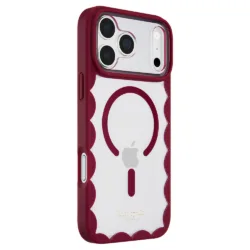 Kate Spade รุ่น Scallop (MagSafe) - เคส iPhone 18 Pro / 17 Pro - สี Rhubarb Jam 9 Kate Spade รุ่น Scallop (MagSafe) - เคส iPhone 18 Pro / 17 Pro - สี Rhubarb Jam