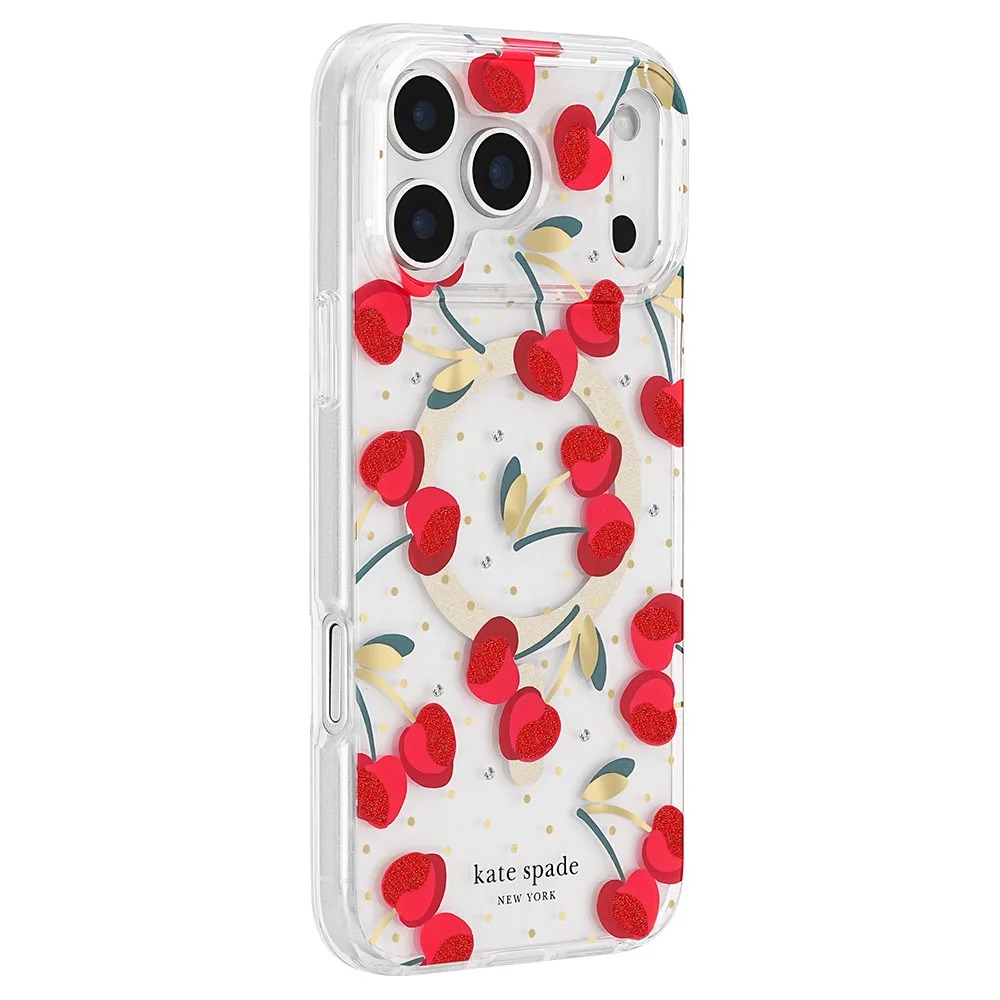 Kate Spade รุ่น Prints (MagSafe) - เคส iPhone 18 Pro Max - สี Cherry Dot - Image 2