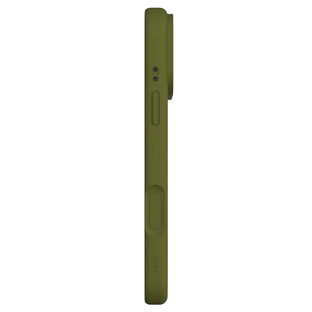 kajsa รุ่น Preppie Collection (LiquidSilicone) - เคส iPhone 18 Pro / 17 Pro - สี Olive Green 2 kajsa รุ่น Preppie Collection (LiquidSilicone) - เคส iPhone 18 Pro / 17 Pro - สี Olive Green - Image 2