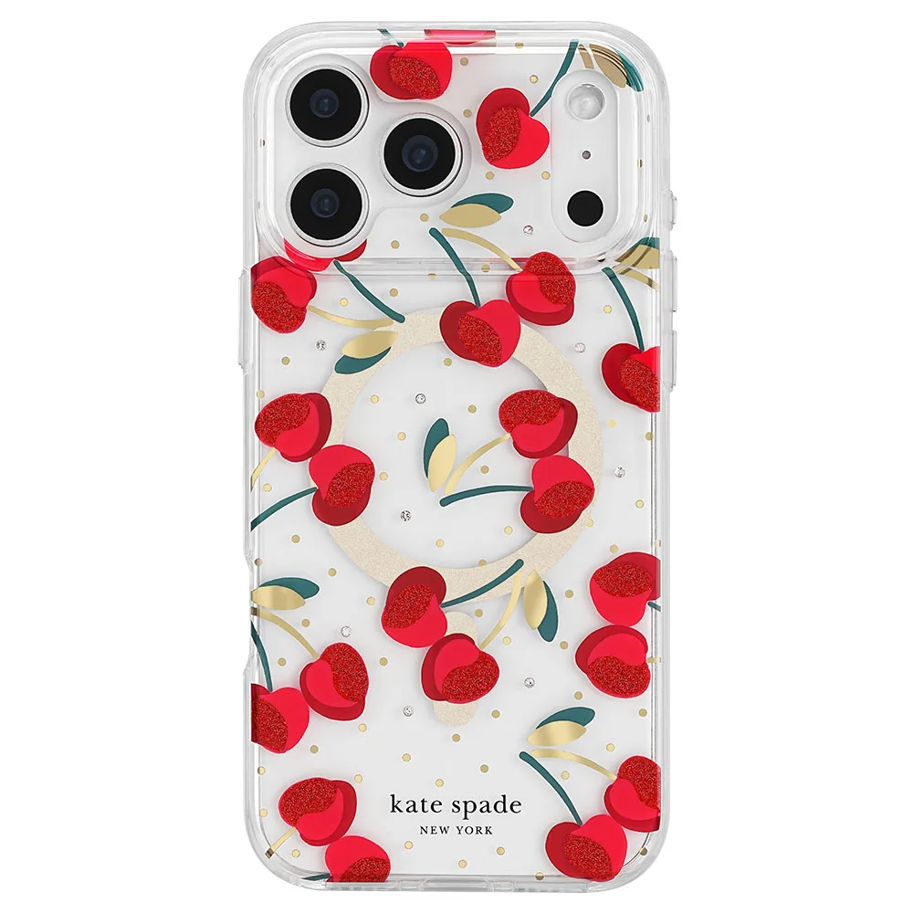 Kate Spade รุ่น Prints (MagSafe) - เคส iPhone 18 Pro Max - สี Cherry Dot