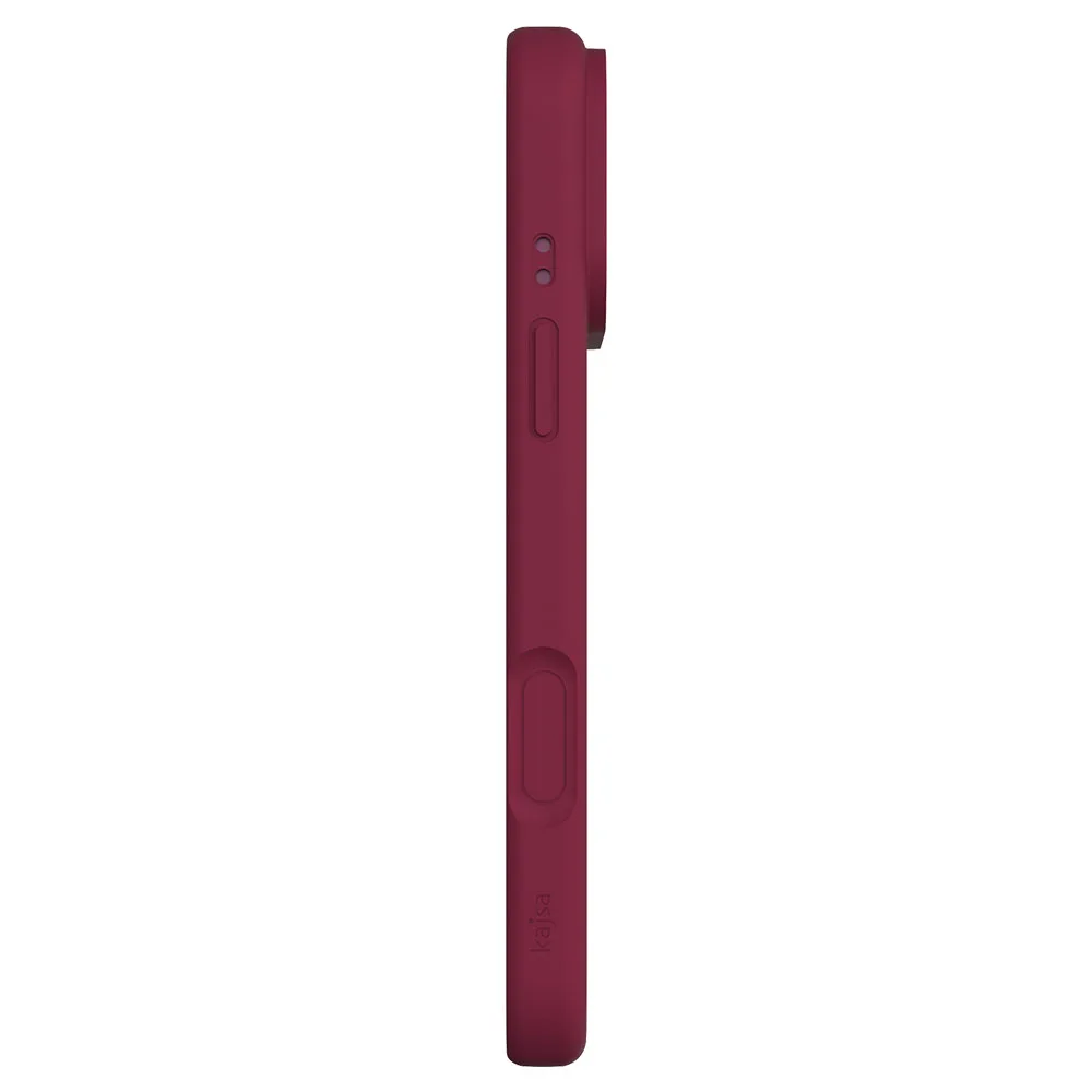 kajsa รุ่น Preppie Collection (LiquidSilicone) - เคส iPhone 18 Pro / 17 Pro - สี Cherry 2 kajsa รุ่น Preppie Collection (LiquidSilicone) - เคส iPhone 18 Pro / 17 Pro - สี Cherry - Image 2