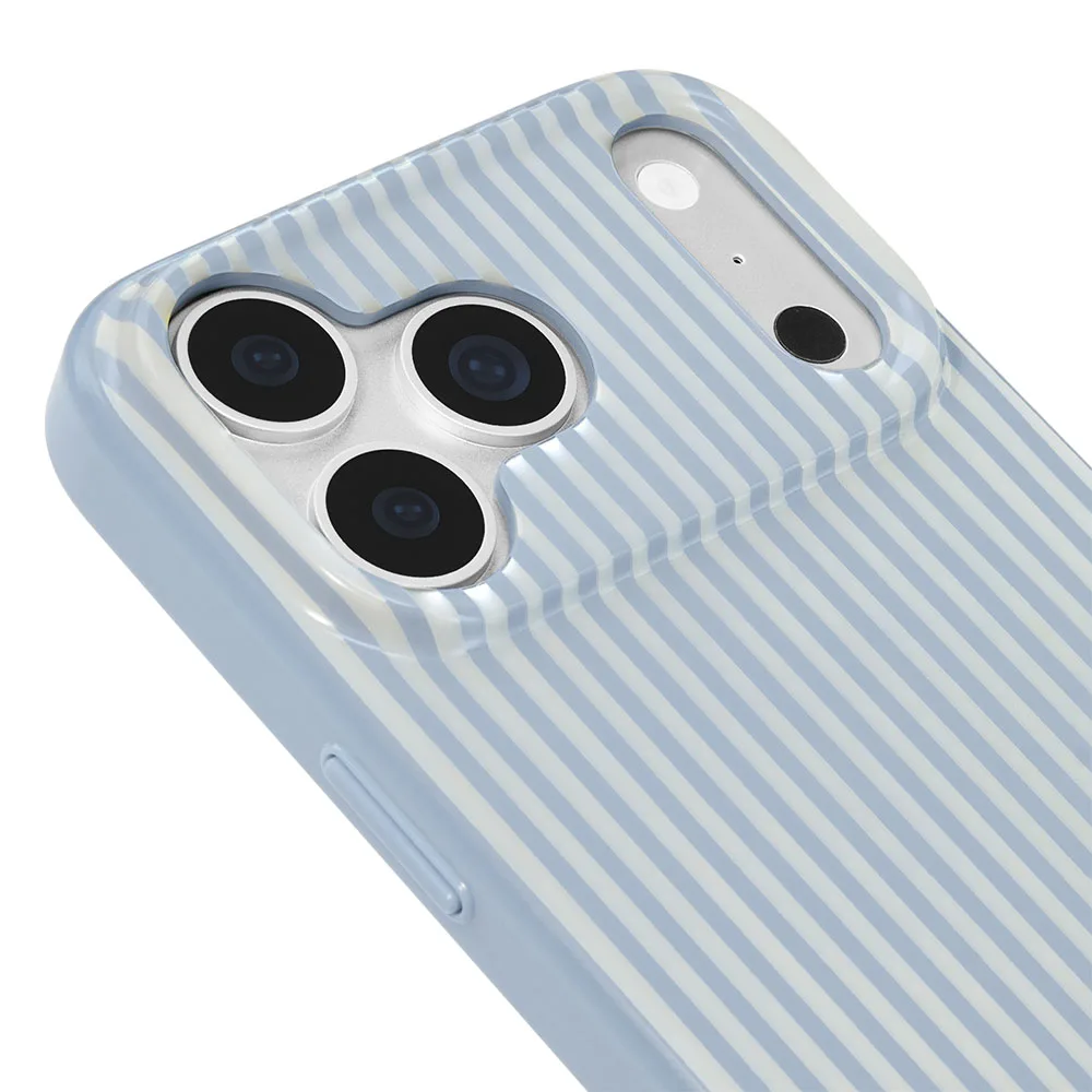 Kate Spade รุ่น Prints (MagSafe) - เคส iPhone 18 Pro / 17 Pro - สี Faux Stripe Diamond Blue 8 Kate Spade รุ่น Prints (MagSafe) - เคส iPhone 18 Pro / 17 Pro - สี Faux Stripe Diamond Blue - Image 8