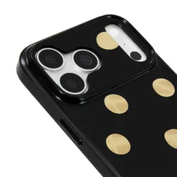 Kate Spade รุ่น Prints (MagSafe) - เคส iPhone 18 Pro / 17 Pro - สี Metallic Classic Dot