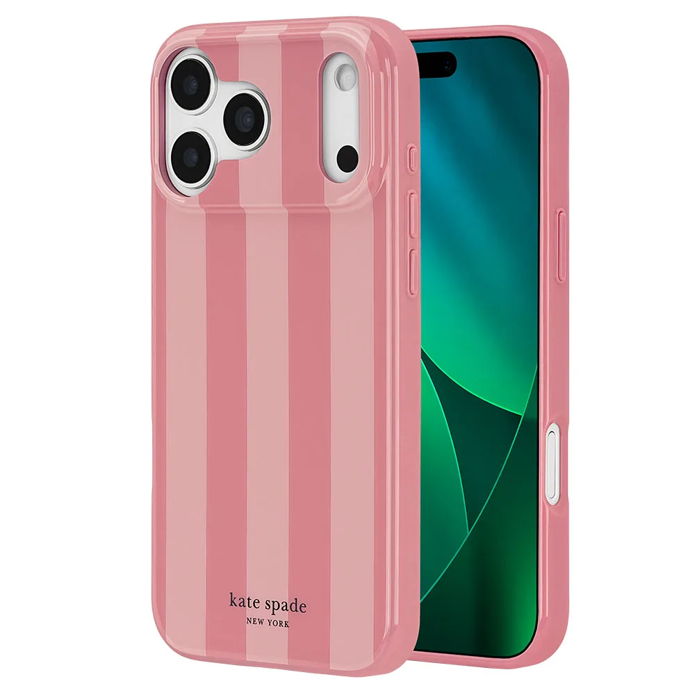 Kate Spade รุ่น Prints (MagSafe) - เคส iPhone 18 Pro / 17 Pro - สี Bold Stripe Rose Coral 7 Kate Spade รุ่น Prints (MagSafe) - เคส iPhone 18 Pro / 17 Pro - สี Bold Stripe Rose Coral - Image 7