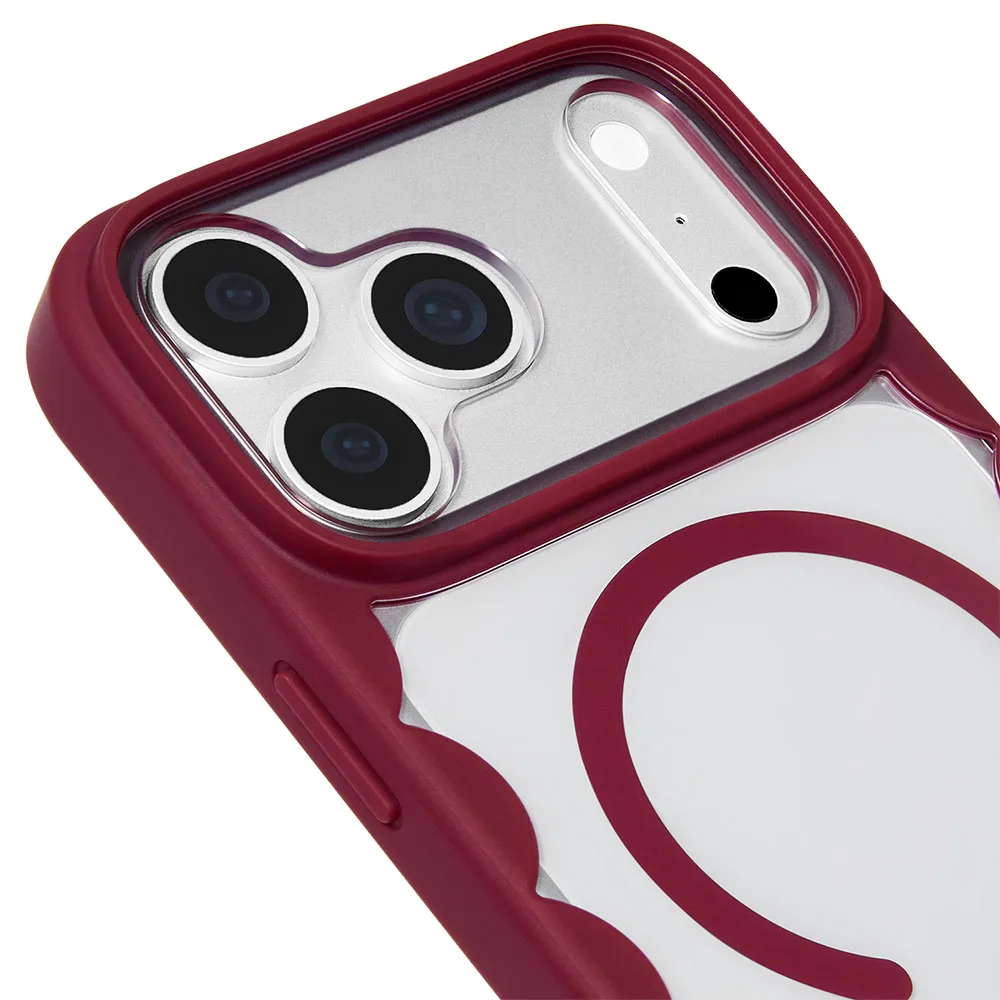 Kate Spade รุ่น Scallop (MagSafe) - เคส iPhone 18 Pro / 17 Pro - สี Rhubarb Jam 8 Kate Spade รุ่น Scallop (MagSafe) - เคส iPhone 18 Pro / 17 Pro - สี Rhubarb Jam - Image 8