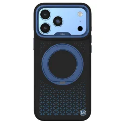 kajsa รุ่น GeoRing Collection (Mosaic) - เคส iPhone 18 Pro / 17 Pro - สี Black Blue Dual