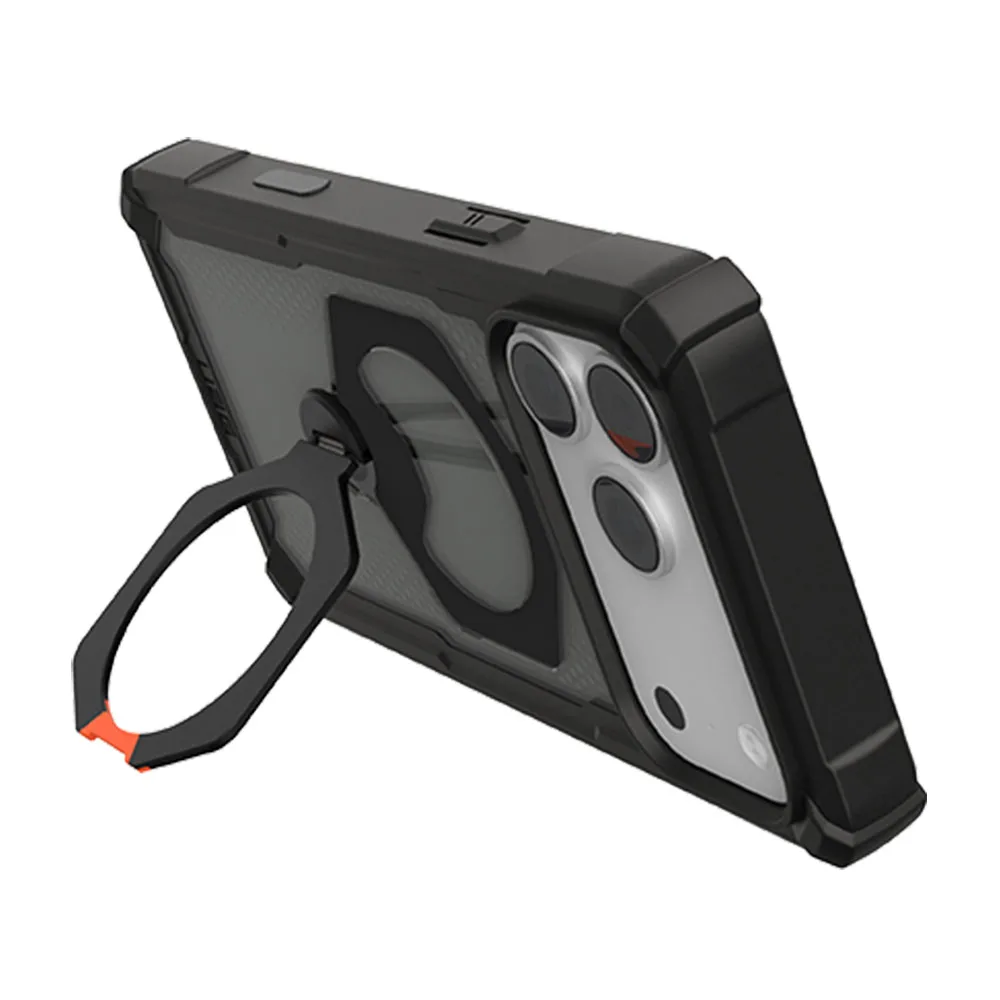 UAG รุ่น Plasma XTE 360 (Cap) - เคส iPhone 17 Pro Max / 18 Pro Max - สี Black/Orange - Image 12