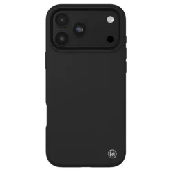 kajsa รุ่น Preppie Collection (LiquidSilicone) - เคส iPhone 18 Pro / 17 Pro - สี Carbon Black