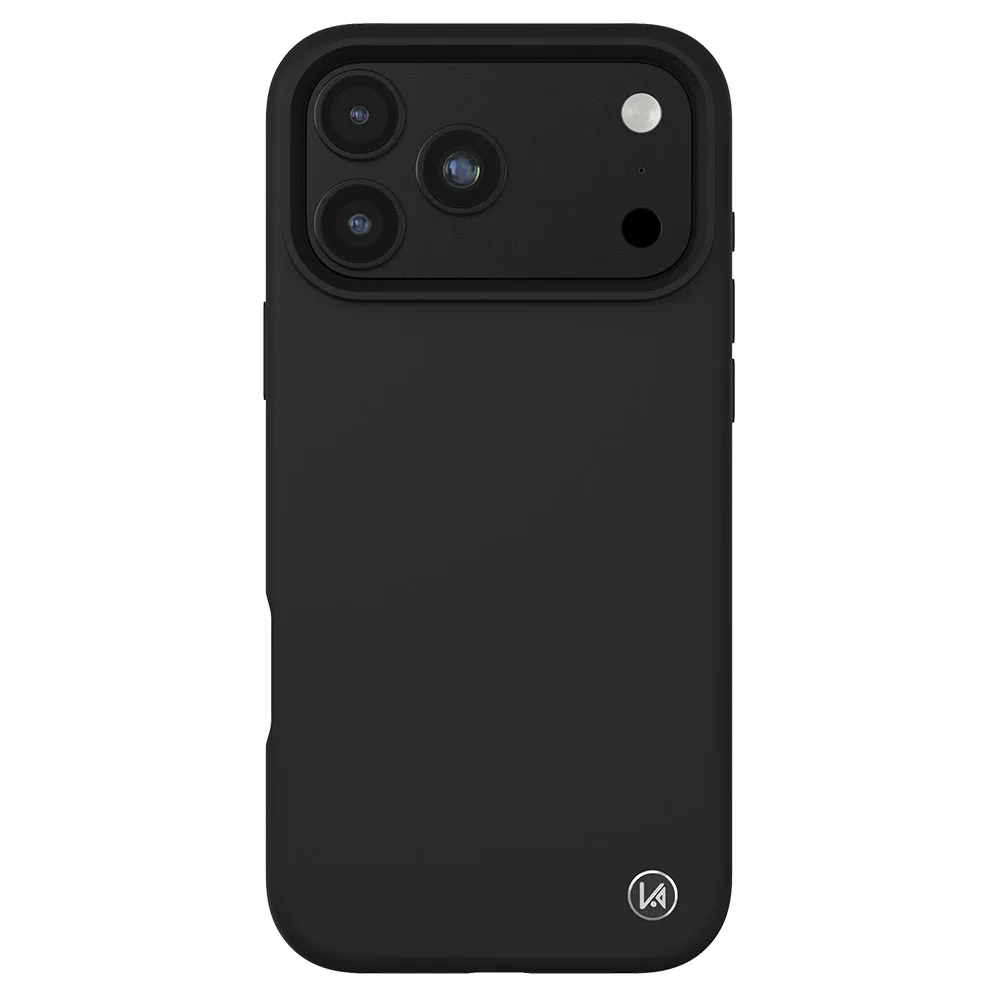 kajsa รุ่น Preppie Collection (LiquidSilicone) - เคส iPhone 18 Pro / 17 Pro - สี Carbon Black 1 kajsa รุ่น Preppie Collection (LiquidSilicone) - เคส iPhone 18 Pro / 17 Pro - สี Carbon Black