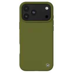 kajsa รุ่น Preppie Collection (LiquidSilicone) - เคส iPhone 18 Pro / 17 Pro - สี Olive Green